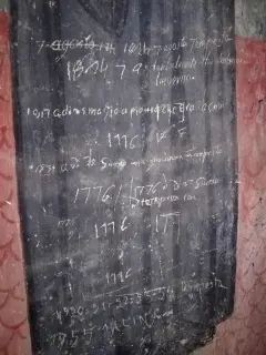 Scritte - Chiesa Cimiteriale di Sant'Alessandro o San Pietro a Briona