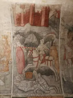 Affreschi - Cantina dei Santi a Romagnano Sesia