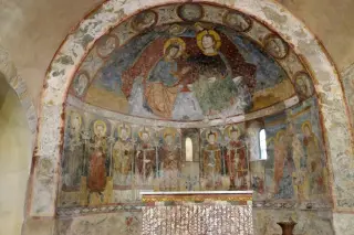 Abside affrescata - Chiesa di San Giovanni al Monte a Quarona