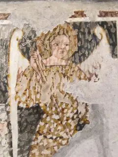 Santi, dettaglio - Parrocchiale o Chiesa di San Bonomio Abate a QuaronaFrazione Doccio