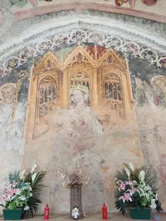 Madonna col Bambino - Cappella di San Bernardo e Mauro a Valgrana