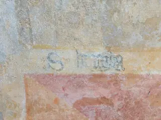 Scritta - Cappella di San Bernardo e Mauro a Valgrana