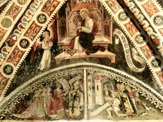 Affreschi - Abbazia o Parrocchiale di San Pietro in Vincoli a Villar San Costanzo
