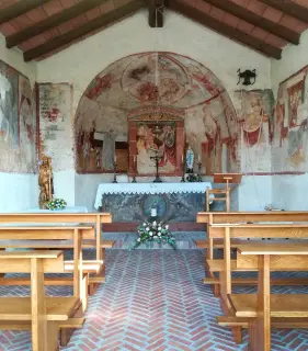 Interno - Oratorio di San Rocco a Barengo