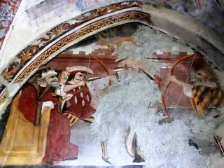 Affreschi - Parrocchiale di San Pietro a BardonecchiaFrazione Rochemolles