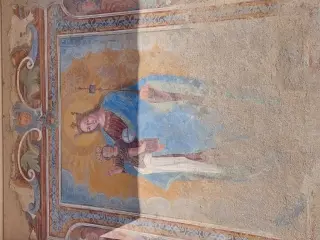Affresco della Madonna col Bambino - Ex Cappella di San Biagio a Bernezzo