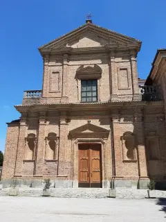 Facciata - Abbazia o Monastero di Santa Maria a CarmagnolaFrazione Casanova