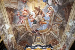 Volta del presbiterio - Parrocchiale di Sant'Antonio Abate a AmenoFrazione Vacciago