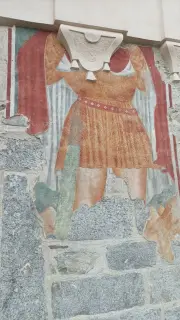 Affresco - Parrocchiale di Sant'Antonio Abate a AmenoFrazione Vacciago
