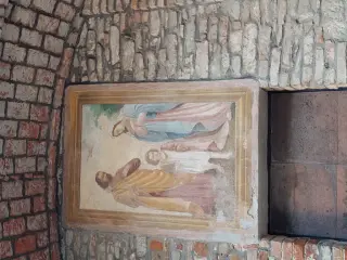 Affresco esterno - Parrocchiale di San Giovanni Battista a Bistagno