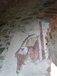 Resti affresco - Resti Della Chiesa del Gesion o Gesiun a Piverone