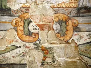 Iscrizione - Chiesa di San Giovanni delle Conche a CalamandranaFrazione Valle San Giovanni
