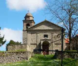 Facciata - Chiesa Cimiteriale di San Giovanni Battista a Roccaverano