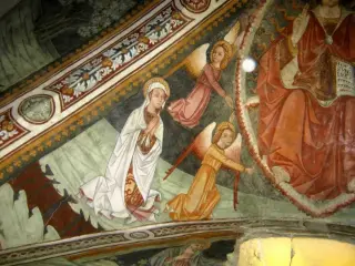 Pantocratore dettagli - Chiesa Cimiteriale di San Giovanni Battista a Roccaverano