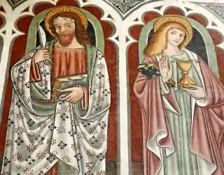 Affreschi - Chiesa Cimiteriale di San Giovanni Battista a Roccaverano