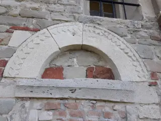 Particolare ghiera con motivo a rombi - Chiesa di San Michele a TonengoFrazione Ottini