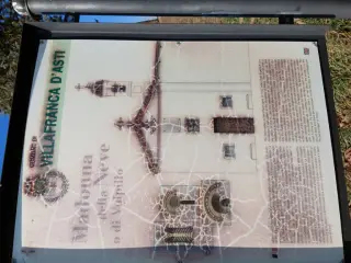 Pannello illustrativo - Chiesa della Madonna della Neve a Villafranca d'AstiFrazione Vulpilio