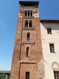 Vista - Campanile del Castello di Corveglia a Villanova d'Asti