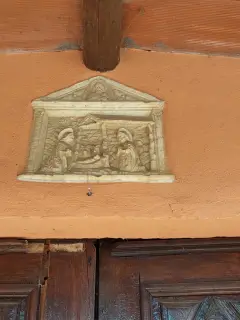 Bassorilievo Presepio - Chiesa del Presepio a Mombaruzzo