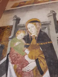Madonna col Bambino - Parrocchiale di San Giovanni a Villafranca PiemonteFrazione San Giovanni