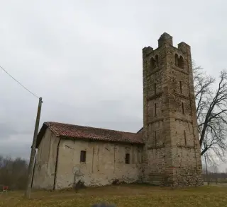 Fianco e campanile - Cappella di San Giacomo a CumianaFrazione Tavernette