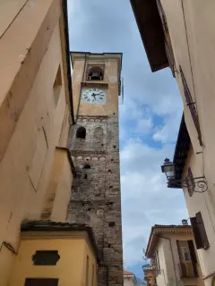 Campanile - Parrocchiale di San Giacomo a Luserna San GiovanniFrazione Luserna Alta