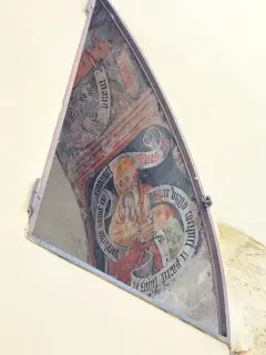 Affreschi esterni - Parrocchiale di San Giacomo a Luserna San GiovanniFrazione Luserna Alta