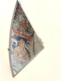 Affreschi esterni - Parrocchiale di San Giacomo a Luserna San GiovanniFrazione Luserna Alta
