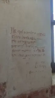 Scritte - Chiesa della Madonna della Neve a Castell'Alfero