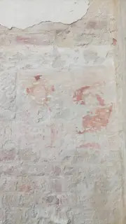 Tracce di affresco - Chiesa della Madonna della Neve a Castell'Alfero