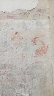 Tracce di affresco - Chiesa della Madonna della Neve a Castell'Alfero
