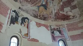 Affresco absidale - Chiesa della Madonna della Neve a Castell'Alfero