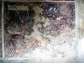 Affresco - Cappella di San Sebastiano a Celle di MacraFrazione Chiotto