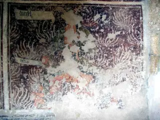 Affresco - Cappella di San Sebastiano a Celle di MacraFrazione Chiotto