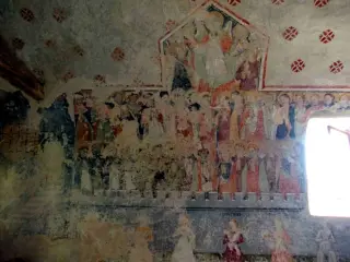 Affresco - Cappella di San Sebastiano a Celle di MacraFrazione Chiotto