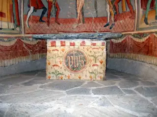 Altare - Cappella di San Sebastiano a Celle di MacraFrazione Chiotto