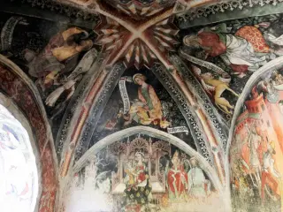 Affresco - Cappella di San Sebastiano a Monterosso Grana