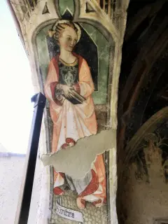 Affresco - Cappella di San Sebastiano a Monterosso Grana