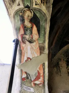 Affresco - Cappella di San Sebastiano a Monterosso Grana