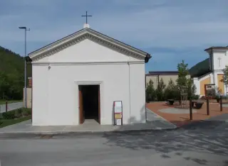 Facciata - Cappella di San Sebastiano a Monterosso Grana