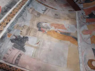 Affresco - Cappella della Madonna delle Grazie a BussolenoFrazione Foresto