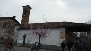 Facciata - Cappella di San Sebastiano a Busca