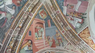 Affreschi della volta - Cappella di San Sebastiano a Busca