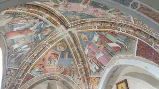 Affreschi della volta - Cappella di San Sebastiano a Busca