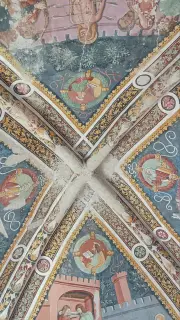 Affreschi della volta - Cappella di San Sebastiano a Busca