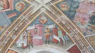 Affreschi della volta - Cappella di San Sebastiano a Busca