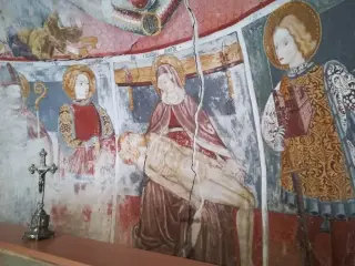 Deposizione e Santi - Chiesa Cimiteriale di San Salvatore a Caltignaga