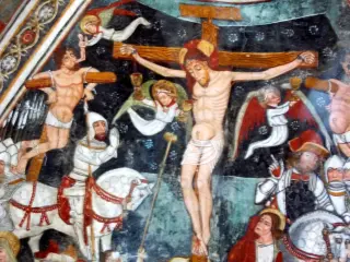 Crocifissione - Cappella di San Bernardo a Castelletto Stura