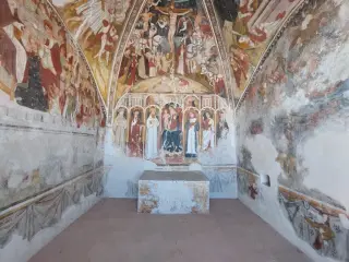 Affreschi - Cappella di San Bernardo a Castelletto Stura