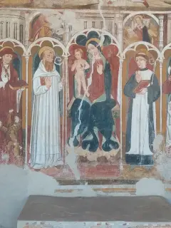 Madonna col Bambino - Cappella di San Bernardo a Castelletto Stura